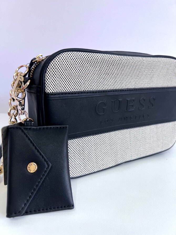 Cartera Bandolero Maya Canvas Crossbody Guess - Imagen 5
