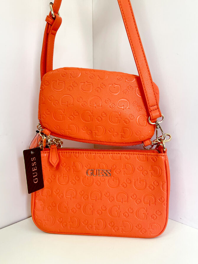 Cartera Bandolero Laine Double Crossbody Guess